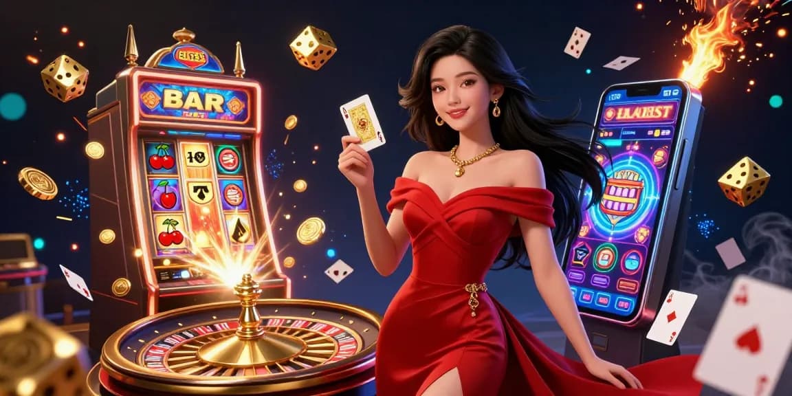 Experience the vibrant gaming world of BL 555 with stunning casino visuals and exciting gameplay.