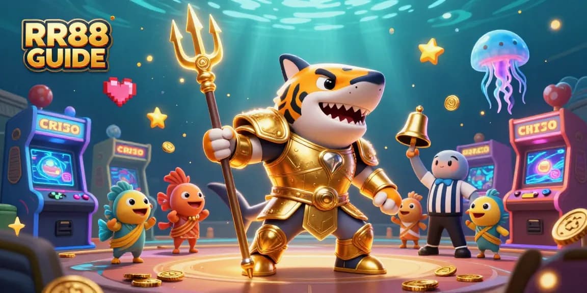 Experience thrilling gameplay at RR88 GUIDE with an underwater casino adventure featuring vibrant character elements.