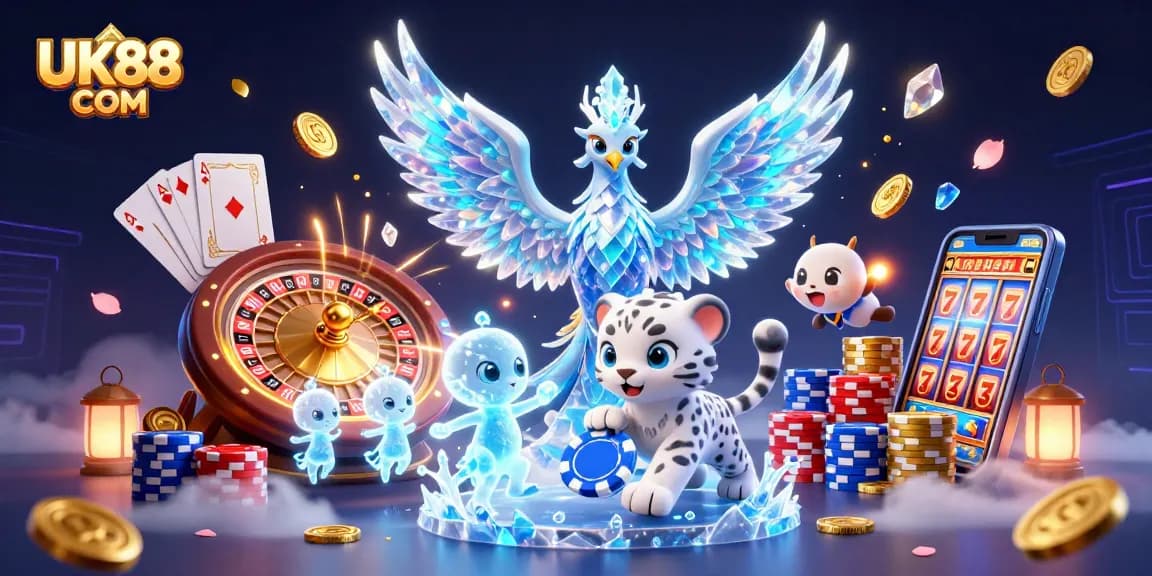 Experience exciting gameplay with UK88 COM as vibrant characters engage in thrilling casino action.