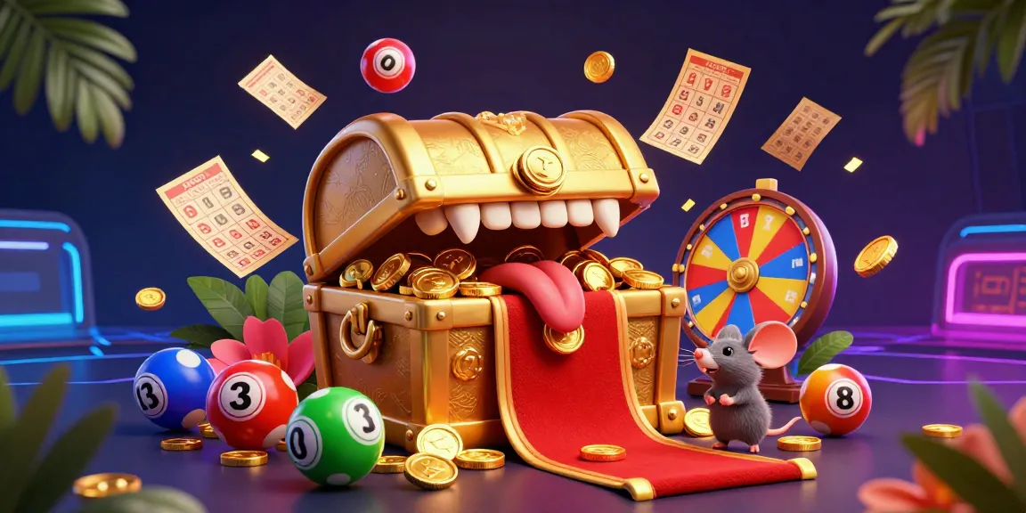 Experience the excitement of RR88 WATCH with vibrant casino elements like colorful lottery balls and golden treasures!