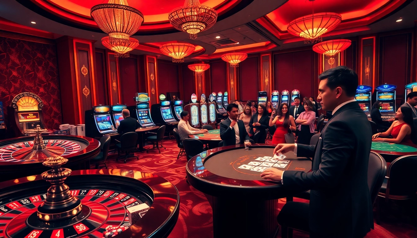 Experience the thrill of gaming at 8kbet with vibrant casino layouts and engaging dealers.
