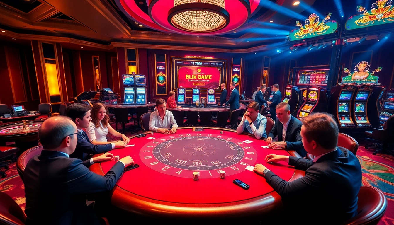 Experience the thrill of gambling with Link TX88 at a high-stakes casino poker table filled with excitement.