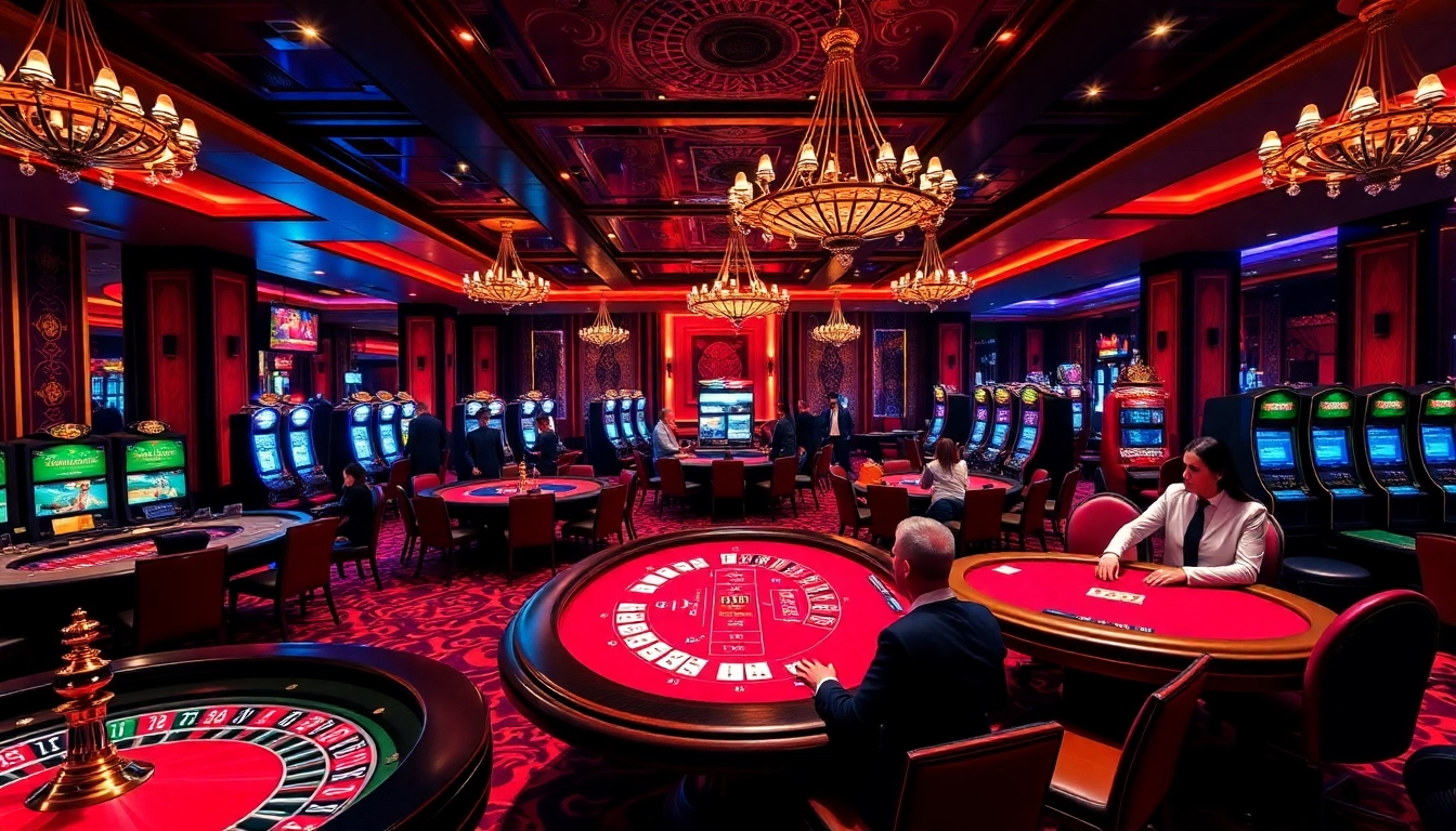 Experience the excitement of GA888 with players at a high-stakes casino table.