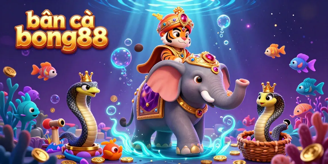 Engage in bắn cá bong88 with vibrant underwater scenes and dynamic fish game elements.