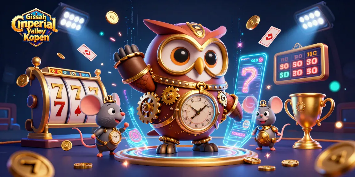 Bet on excitement with Gissah Imperial Valley Kopen, featuring dynamic gambling elements and vibrant characters.