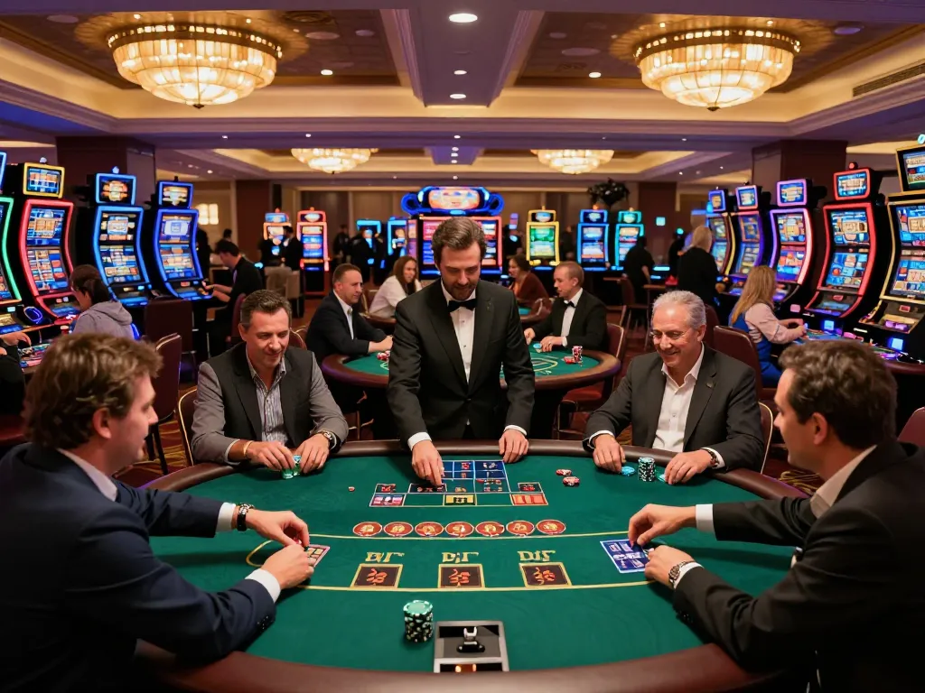 Experience the thrill of live gameplay at F168 casino with players engaged at poker tables.